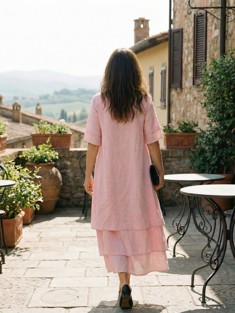 Women's Soft Layered Dress