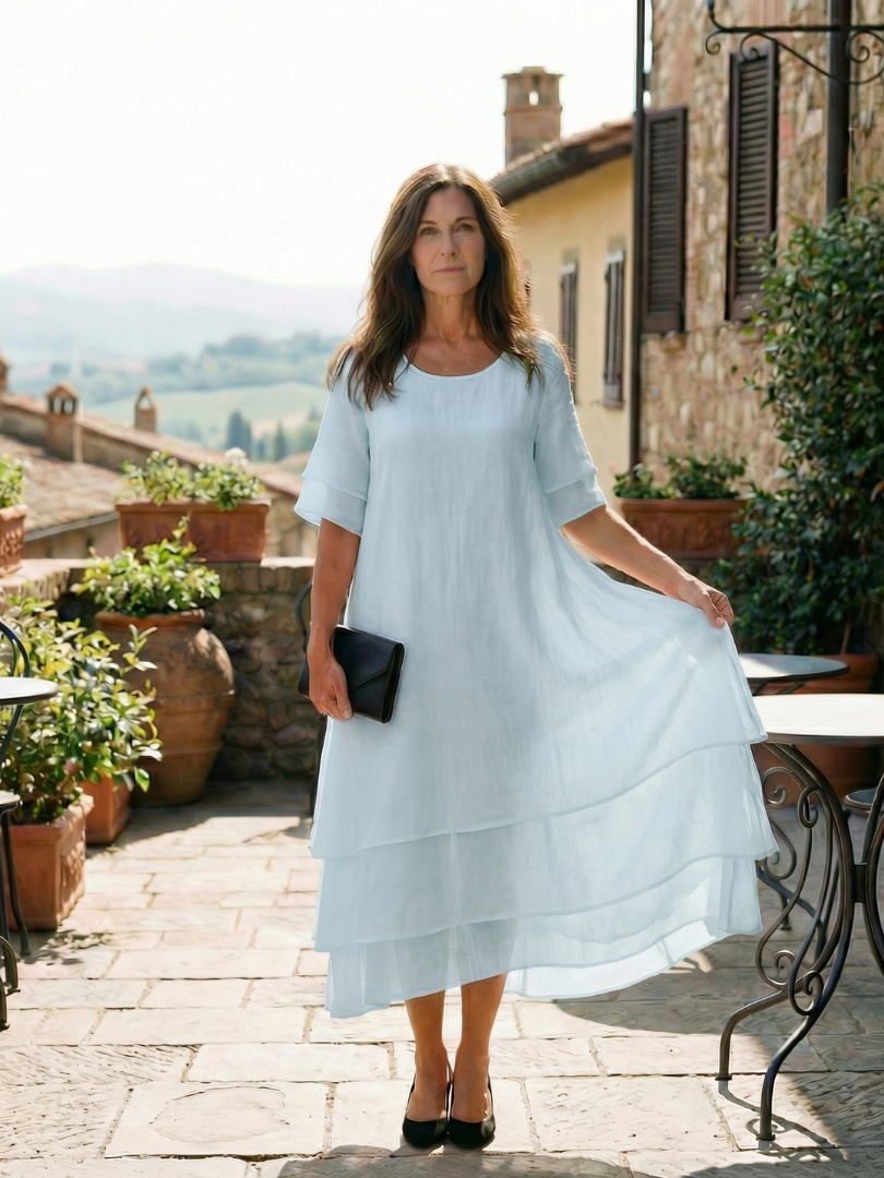 Women's Soft Layered Dress
