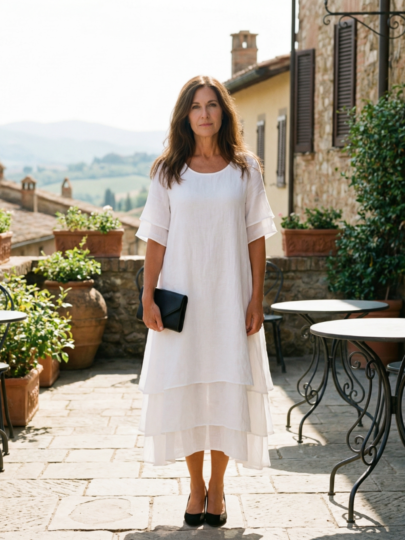 Women's Soft Layered Dress