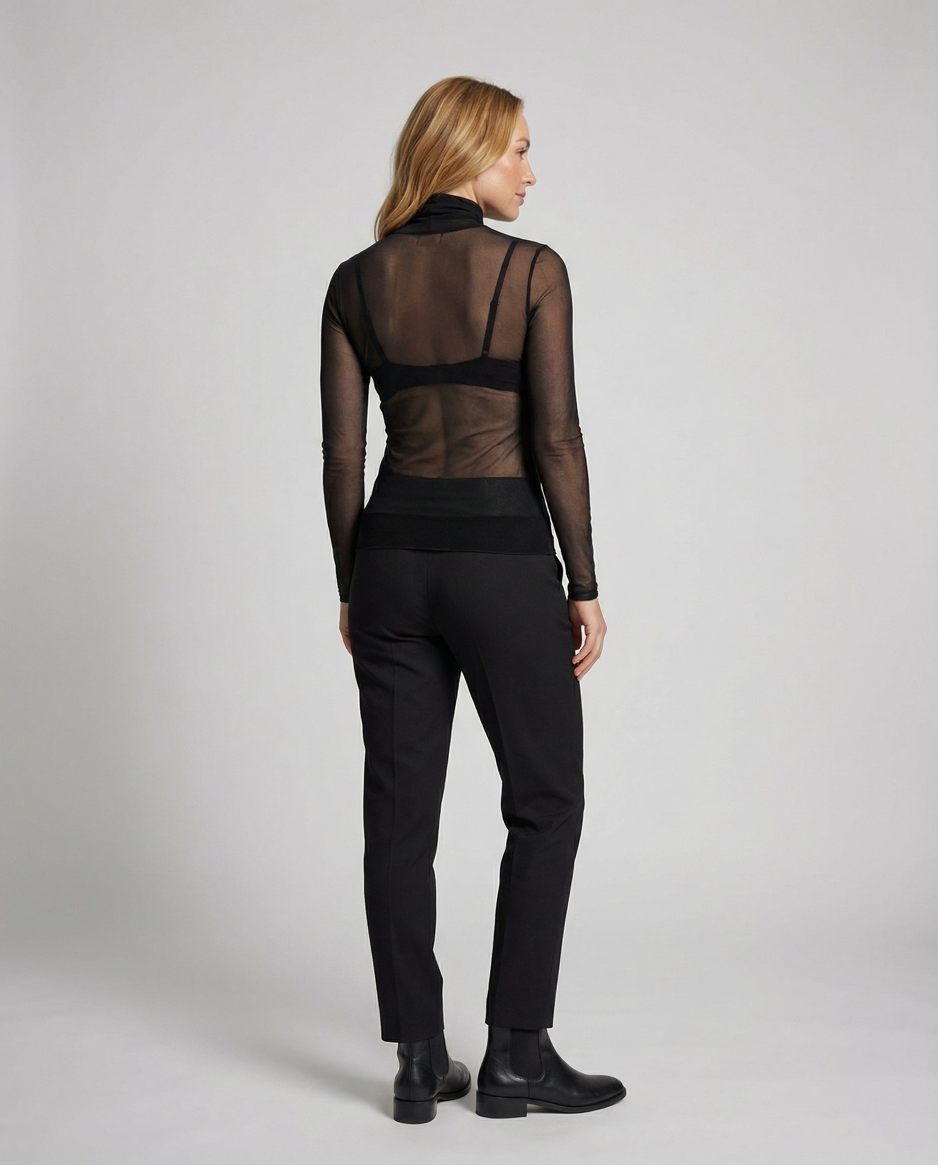 Women's Layered Turtleneck Blouse