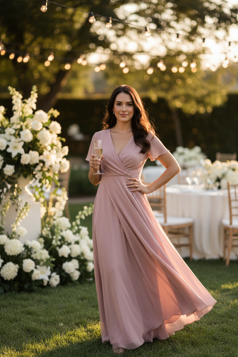 The Occasion Edit - Garden Wedding Portrait